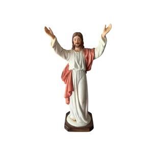 Vintage 1981 Roman Inc Jesus Christ 10” Figurine Statue Taiwan Christian